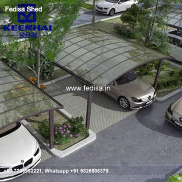 Car Parking Shed Aluminum Car Parking Shed Tata Steel Shed Price N0-2135