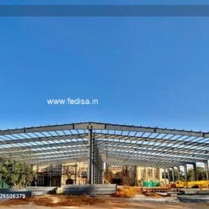 Industrial Shed Building A Steel Shed Readymade Car Parking Shed N0-062