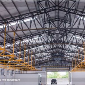 Industrial Shed Steel Patra Shed Barrel Roof Shed N0-302