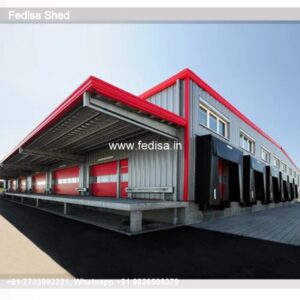 Industrial Shed Steel Storage Garage Closed Car Shed Design N0-358