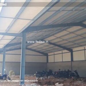 Industrial Shed Steel Car Shed Corner Shed Roof Design N0-377