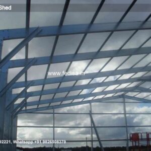 Industrial Shed Steel Parking Shed Pent Roof Plans N0-621