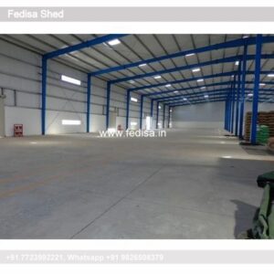Industrial Shed Galvanised Steel Storage Shed Plans With Overhang N0-724