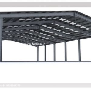 Industrial Shed Steel Sided Shed Slatted Shed Design N0-787