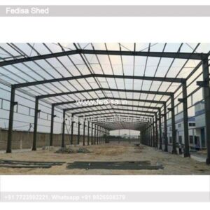 Industrial Shed Galvanised Steel Storage Waiting Shed Design Plan N0-884