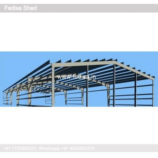 Industrial Shed Industrial Prefabricated Factory Shed Warehouse Shed Construction N0-1054