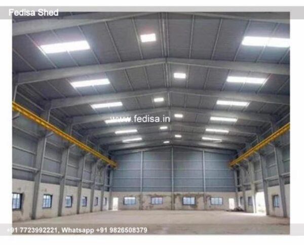 Industrial Shed Steel Fabricated Shed Foldable Car Parking Shed N0-1099