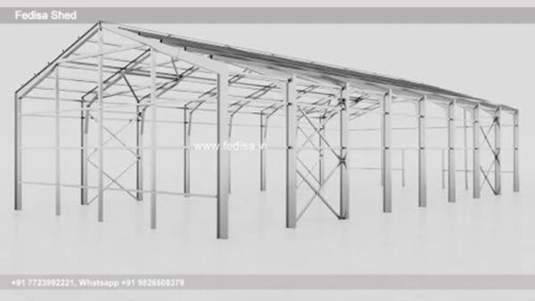 Industrial Shed The Steel Shed Car Parking Shed Cost N0-1113
