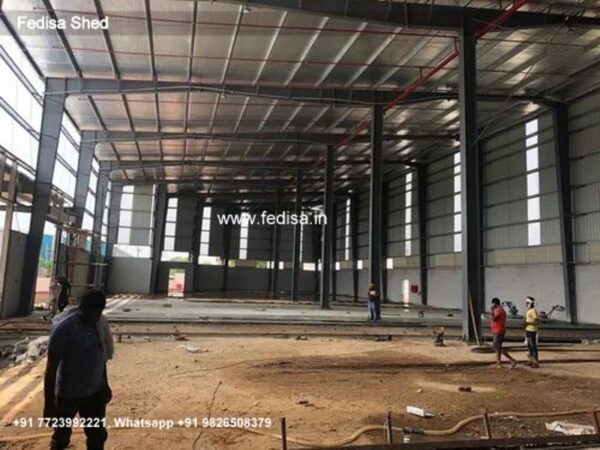 Industrial Shed Warehouse Shed Fabrication Car Parking Shed Material N0-1119