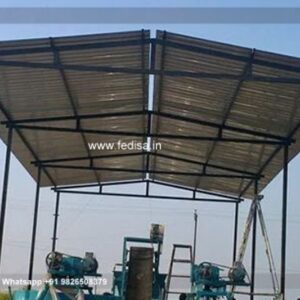 Industrial Shed Steel Car Shed 2 Story Modern Shed N0-1337