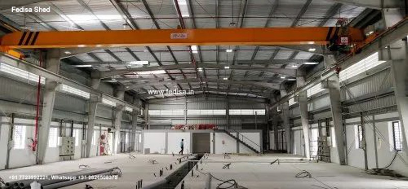 Industrial Shed Car Parking Steel Shed Fabricated Shed Design N0-1503