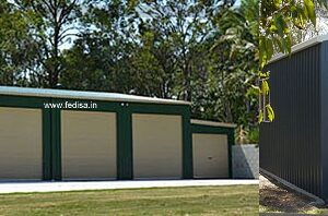 Industrial Shed Steel Patra Shed Hydroponic Shed Design N0-1582