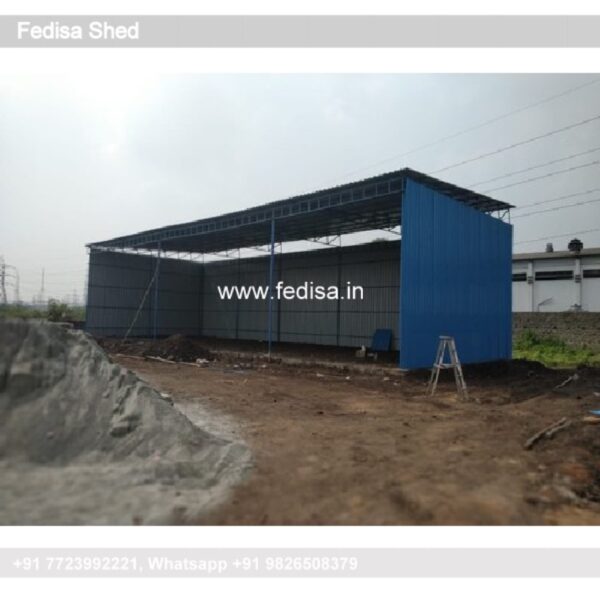 Industrial Shed Man Made Steel Sheds Pipe Shed Design N0-1715