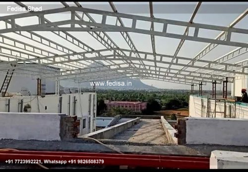 Industrial Shed Man Made Steel Sheds Slatted Shed Design N0-1875