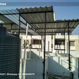 Industrial Shed 10×20 Steel Building Terrace Roof Shed Design N0-1931