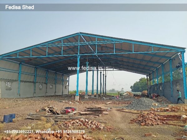 Industrial Shed Steel Industrial Shed Waiting Shed Design Plan N0-1972