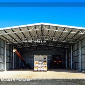 Industrial Shed Factory Shed Fabrication Four Wheeler Parking Shed N0-2159