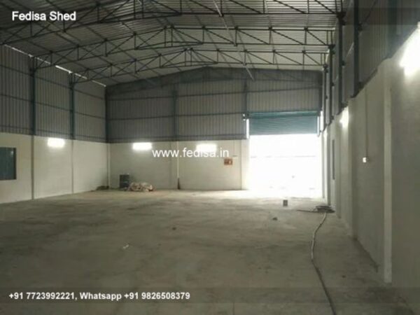 Industrial Shed Galvanised Steel Storage Motorbike Parking Shed N0-2164