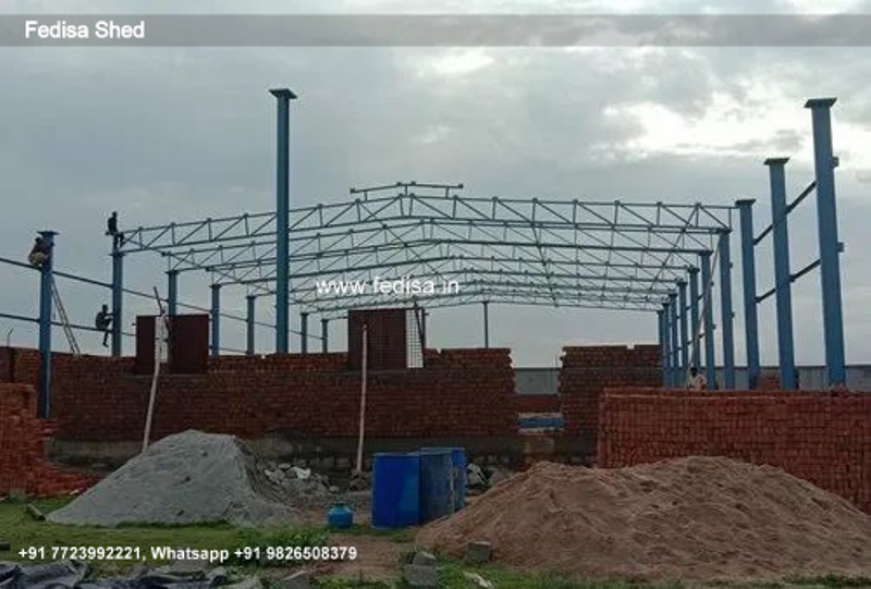 Industrial Shed Tin Shed Manufacturers Near Me Single Car Parking Shed N0-2236