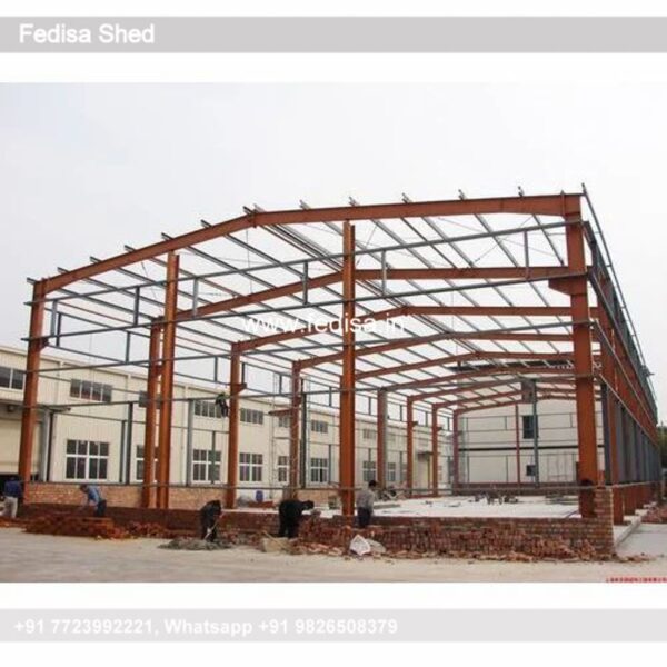 Industrial Shed Steel Shed Workshop Corner Shed Plans Drawings N0-2545