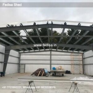 Industrial Shed Steel Storage Building Design Green Roof Shed N0-2564