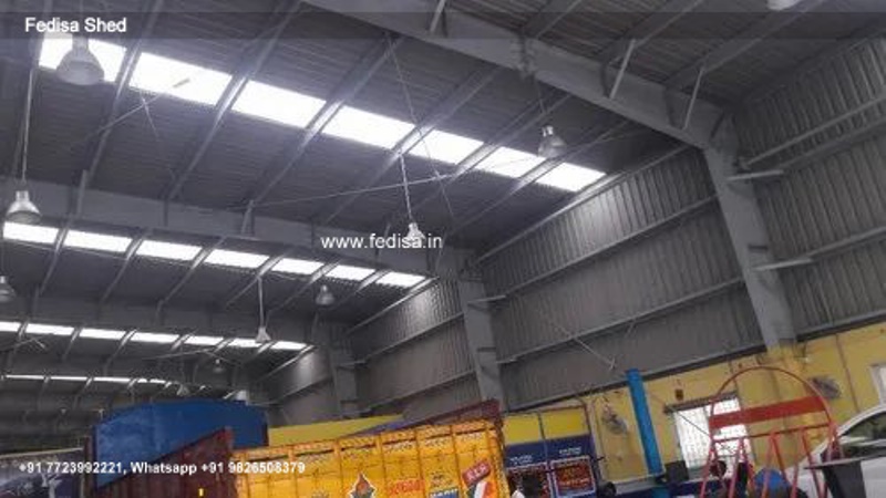 Industrial Shed Steel Fabricated Shed Long Narrow Shed Designs N0-2699