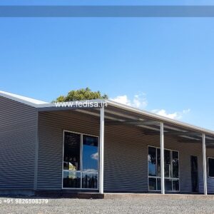 Industrial Shed Blue Steel Sheds Modern Shed Design Plans N0-2742