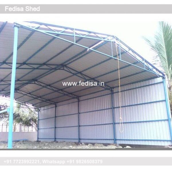 Industrial Shed Steel Storage Garage Modern Shed Tiny House N0-2758