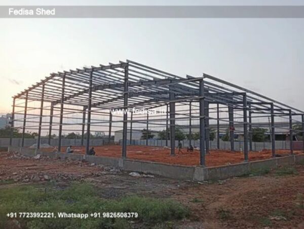 Industrial Shed Tin Shed Construction Tin Shed Structure Design N0-3034