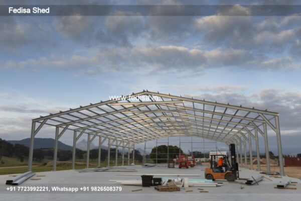 Industrial Shed Steel Car Shed Steel Shed Construction N0-3097