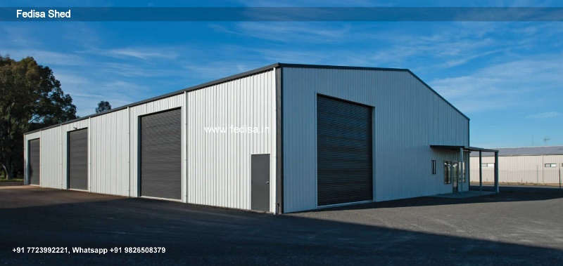 Industrial Shed Steel Fabricated Shed Low Cost Industrial Shed N0-3179