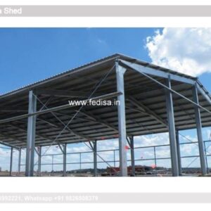 Industrial Shed Steel Storage Building Steel Fabricated Shed N0-3204