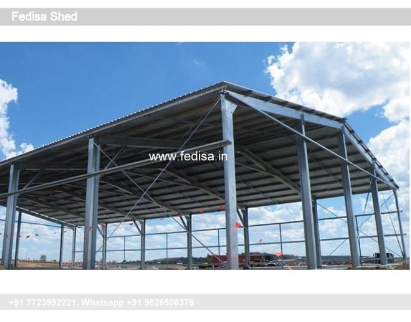 Industrial Shed Steel Storage Building Steel Fabricated Shed N0-3204