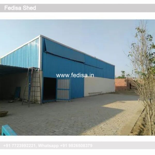 Industrial Shed Corrugated Steel Sheds Car Parking Shed Price N0-3251