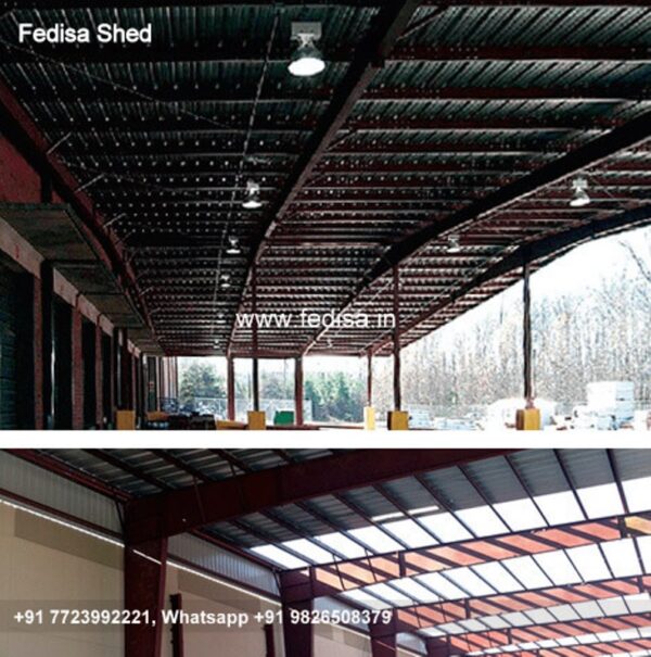 Industrial Shed Agricultural Steel Sheds Cantilever Car Parking Shed N0-3258