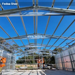 Industrial Shed Building A Steel Shed Car Parking Fiber Shed N0-3262