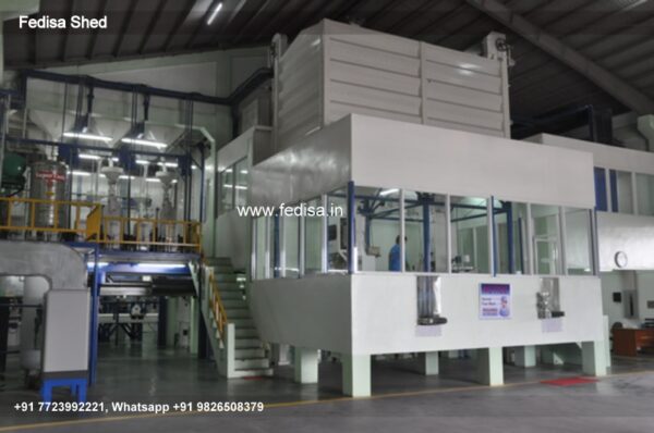 Industrial Shed Galvanised Steel Storage Gadi Parking Shed N0-3284