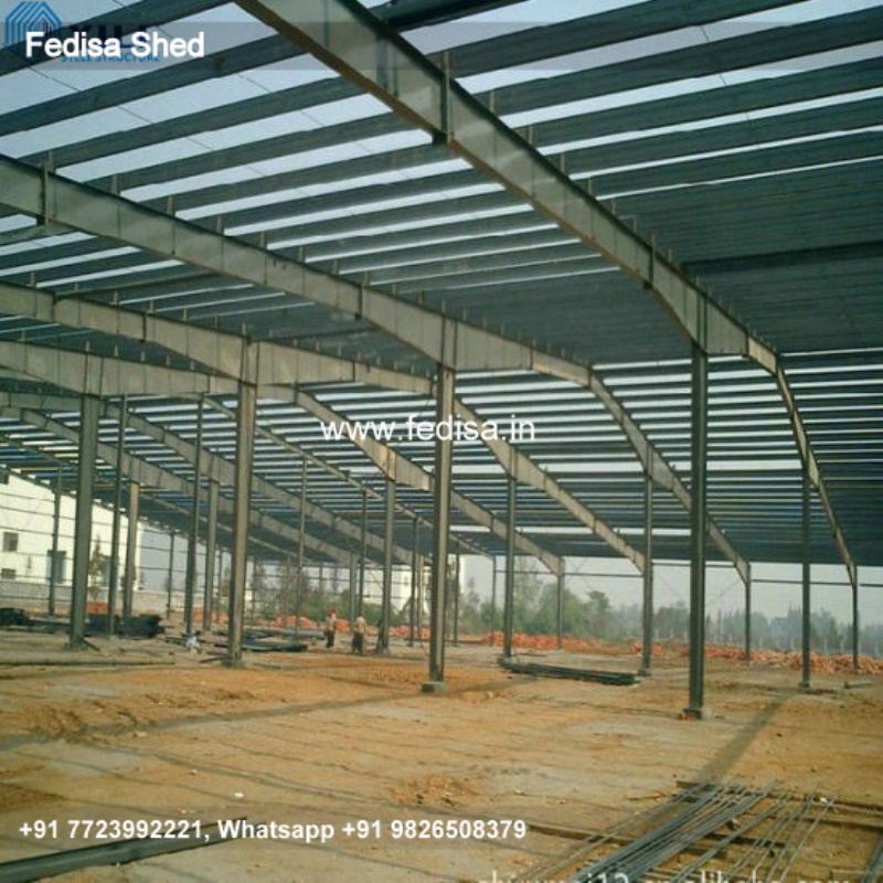 Industrial Shed H2 Steel Sheds Modern Car Parking Shed N0-3289
