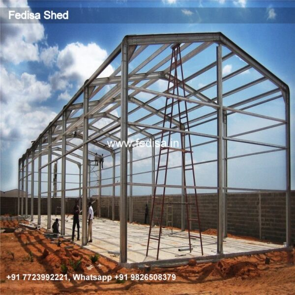 Industrial Shed Industrial Shed Fabrication Readymade Car Parking Shed N0-3303