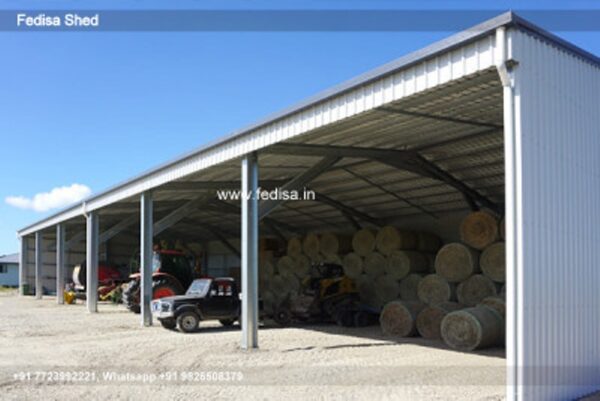 Industrial Shed Lining A Steel Shed Temporary Shed For Car Parking N0-3312