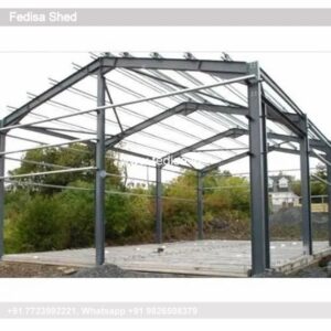 Industrial Shed Steel Portal Shed Modern Backyard Shed N0-3343