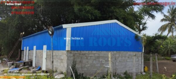 Industrial Shed Steel Storage Garage Garden Hut Design N0-3398