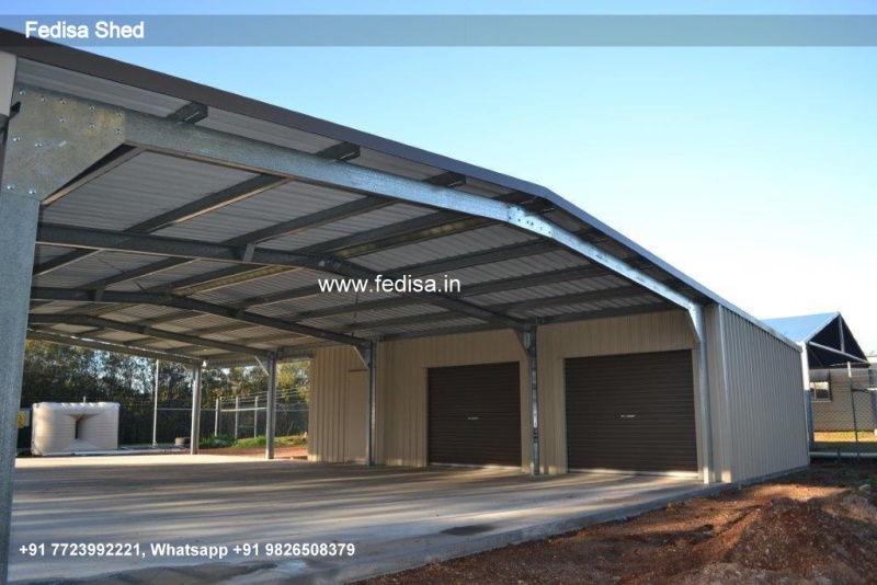 Industrial Shed Heavy Duty Steel Shed Balcony Fiber Shed Design N0-3532