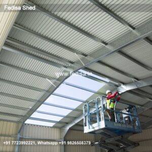 Industrial Shed Steel Storage Garage Bicycle Shed Design N0-3558
