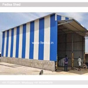 Industrial Shed Factory Shed Fabrication Closed Car Shed Design N0-3599