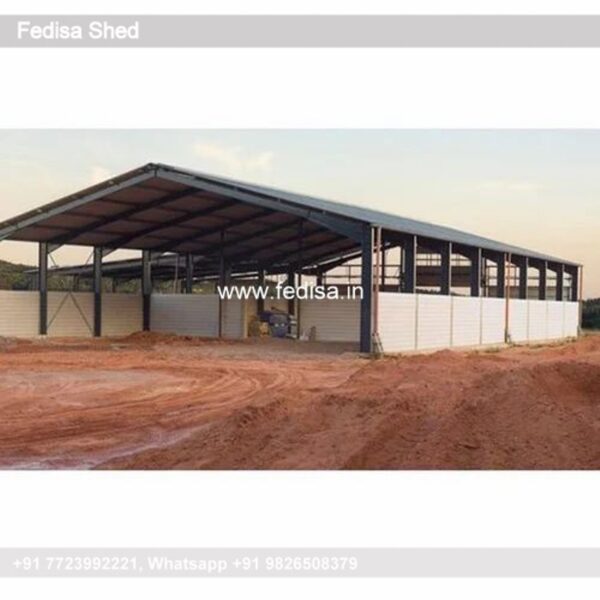 Industrial Shed Steel Patra Shed Farm Chemical Shed Design N0-3662