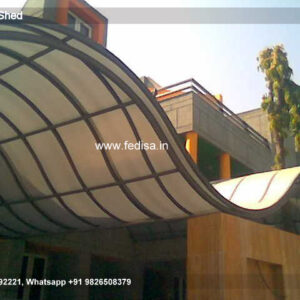 Car Parking Shed Home Car Parking Shed Curved Shed Design N0-387