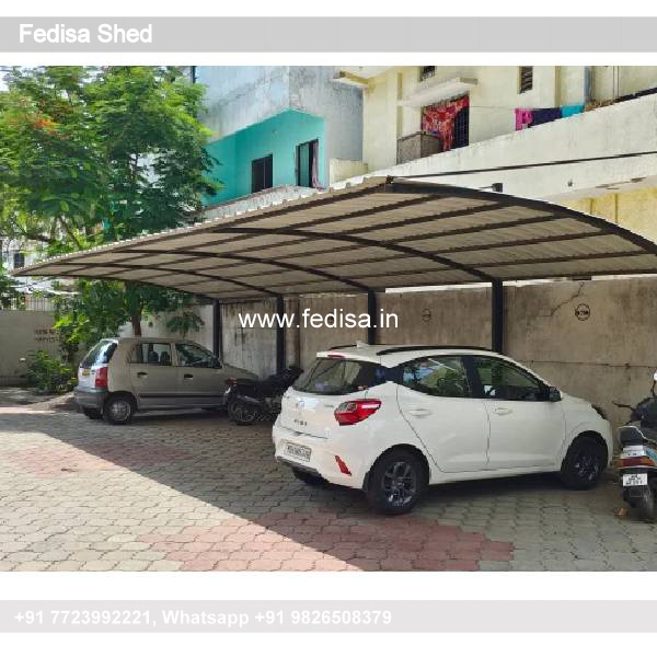 Car Parking Shed Aluminum Car Parking Shed Garden Storage Design N0-461
