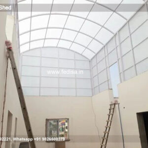 Car Parking Shed Fiber Shade For Car Parking Industrial Shed Structure Design N0-499