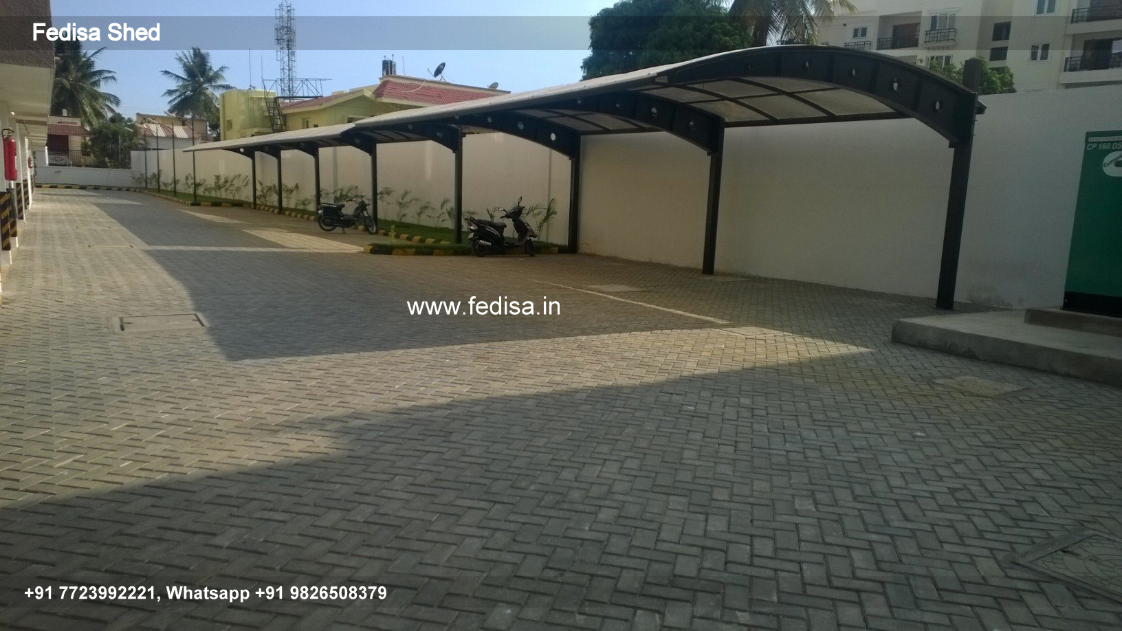 Parking Shed Cantilever Car Shed Sheet Shed Design N0-764